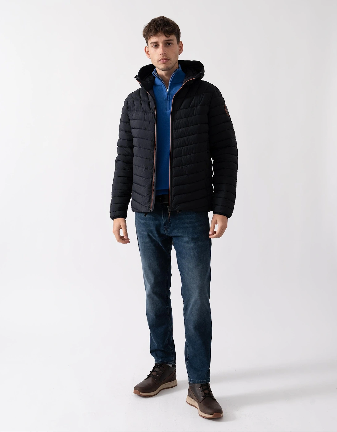 A-Lapaz Mens Hooded Puffer Jacket