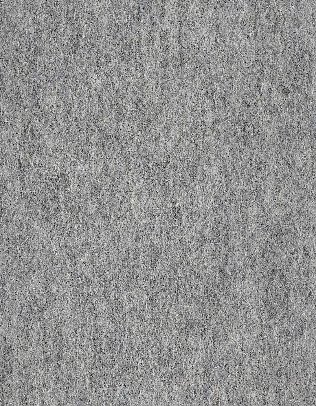 Unisex Plain Lambswool Scarf - Light Grey Marl