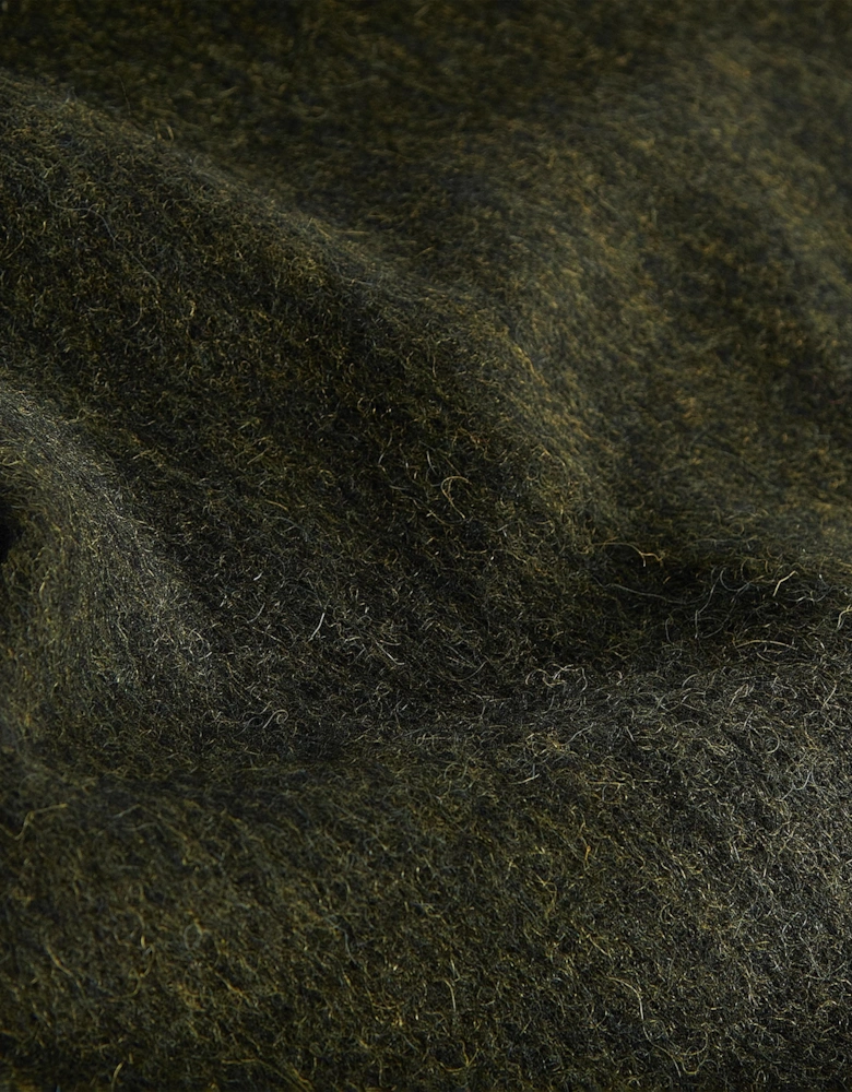 Unisex Plain Lambswool Scarf - Seaweed