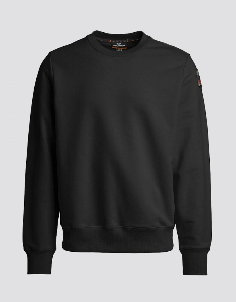 K2 Mens Crew Neck Sweatshirt with Logo Patch