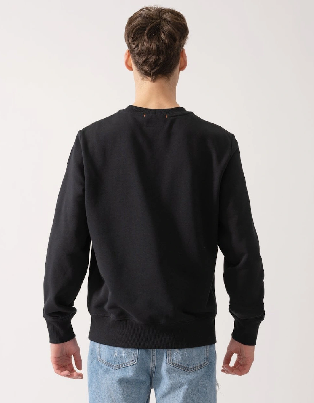 K2 Mens Crew Neck Sweatshirt with Logo Patch