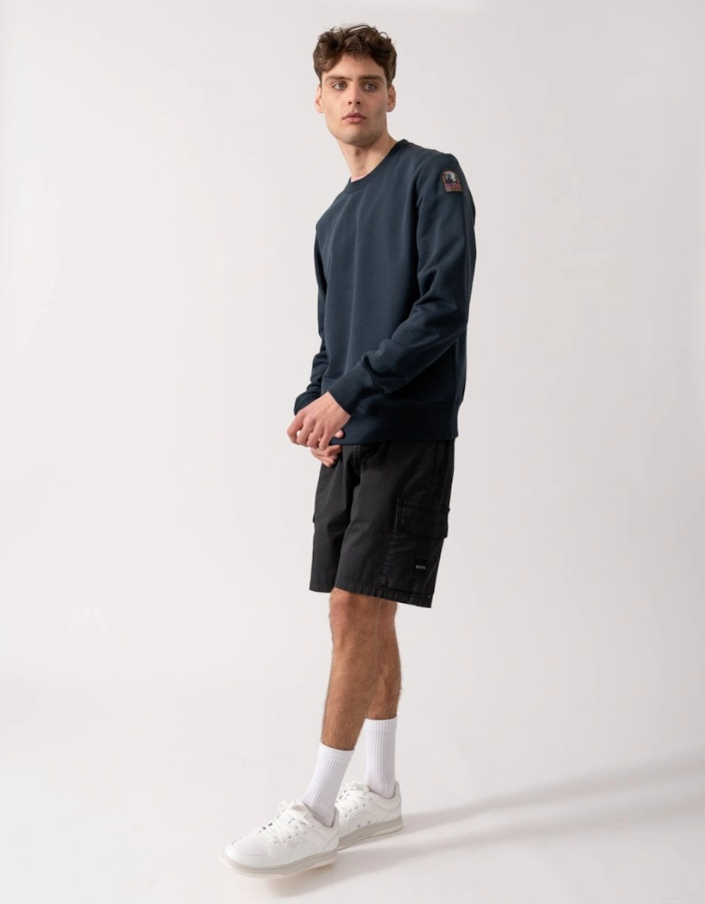 K2 Mens Crew Neck Sweatshirt with Logo Patch