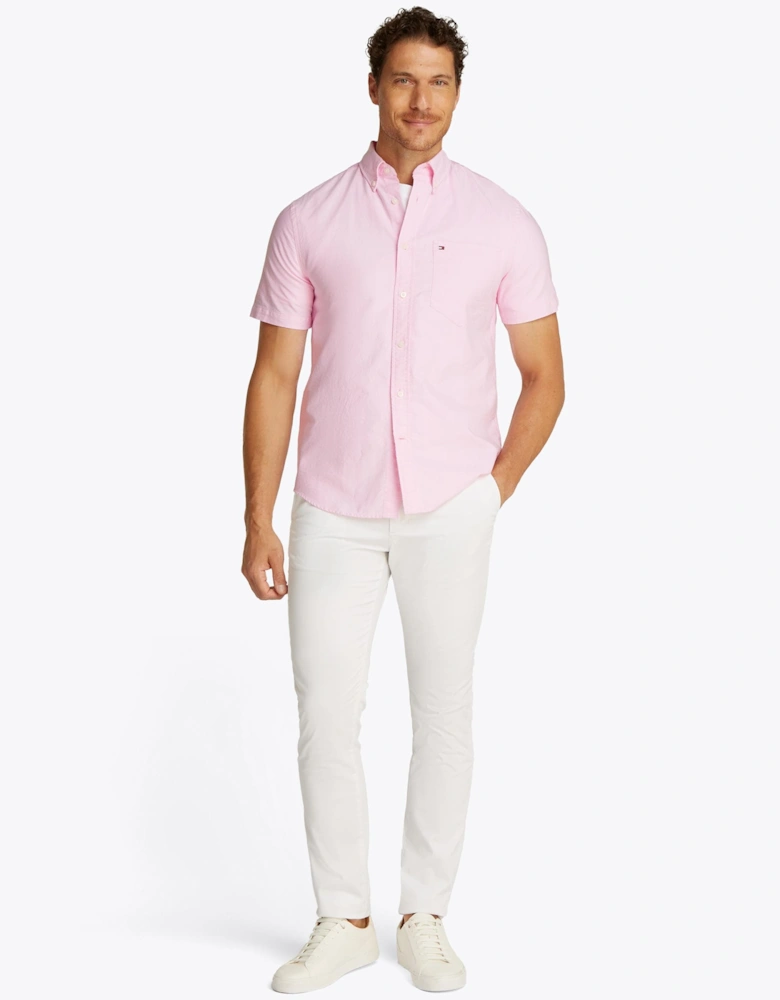 Heritage Oxford Shot Sleeve Mens Shirt