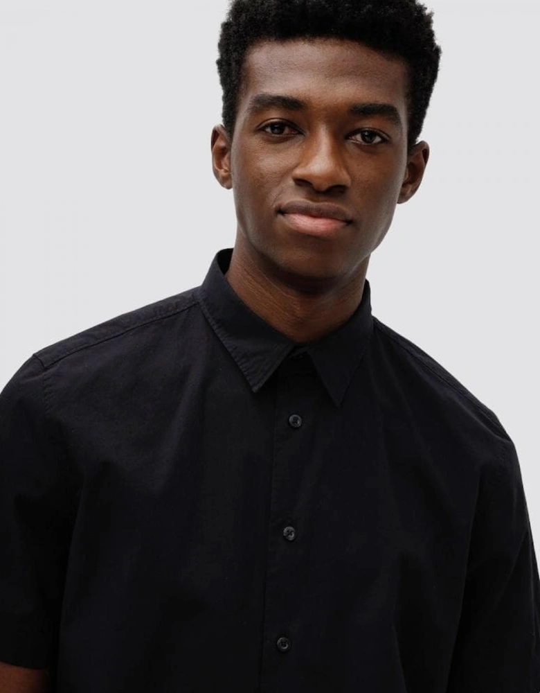 HUGO Ebor Relaxed Fit Mens Stretch Cotton Shirt