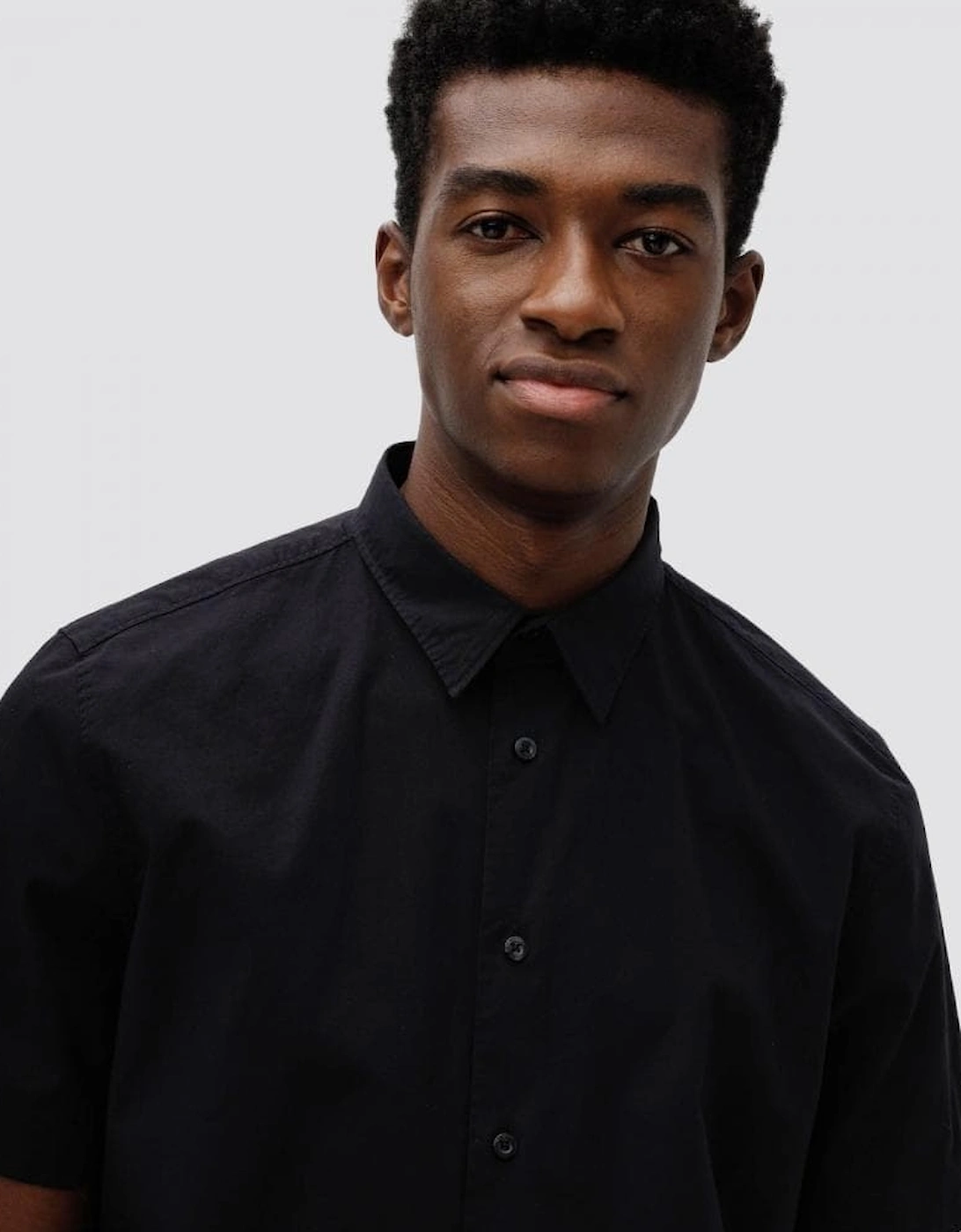 HUGO Ebor Relaxed Fit Mens Stretch Cotton Shirt