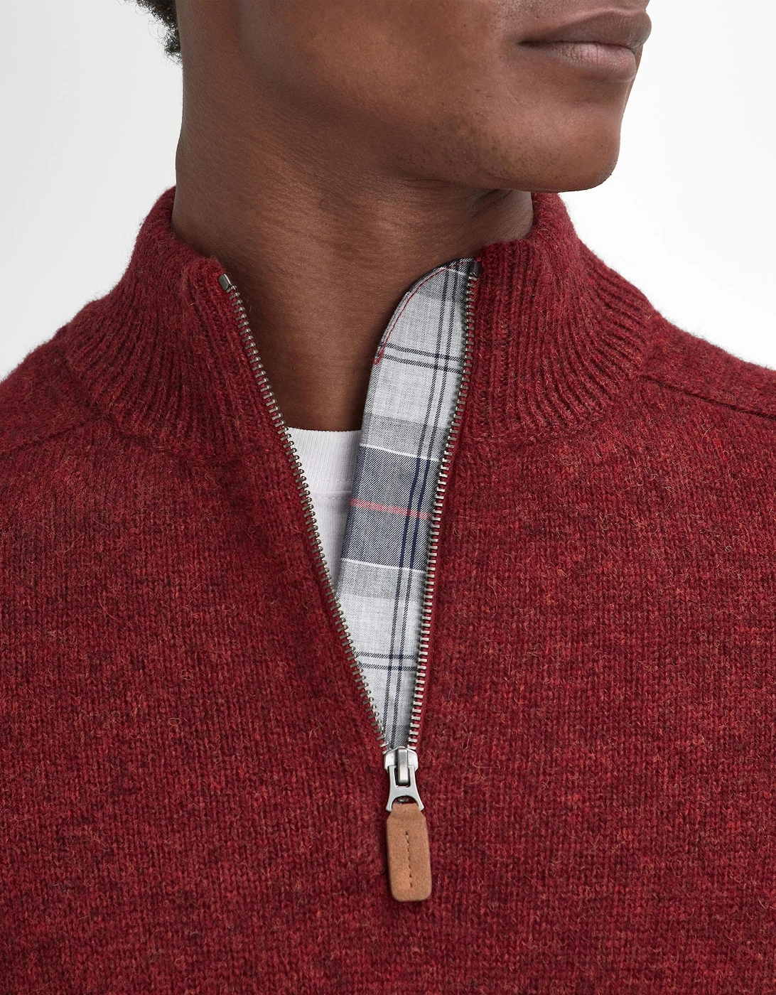Talder Mens Half Zip Knitted Jumper
