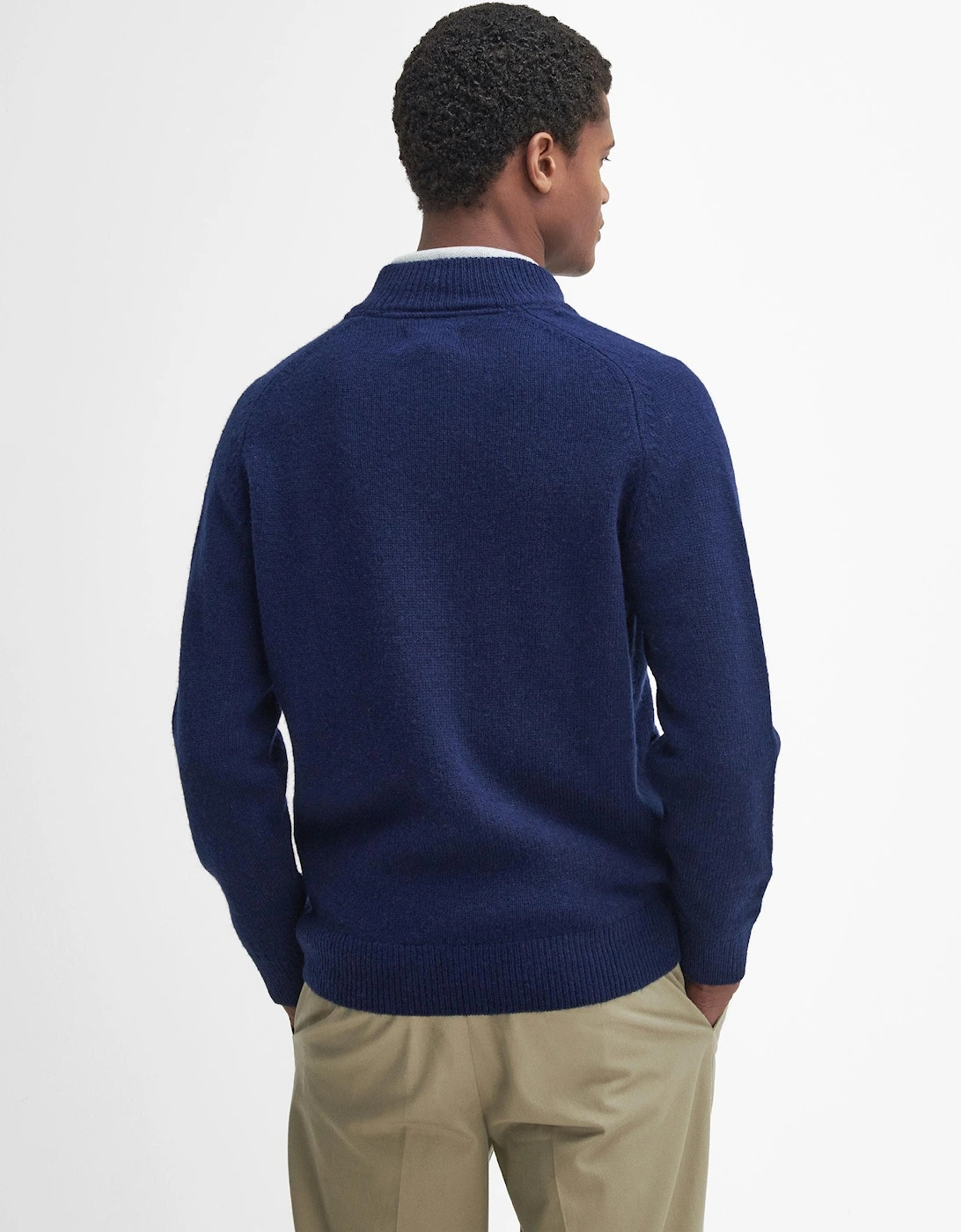Talder Mens Half Zip Knitted Jumper