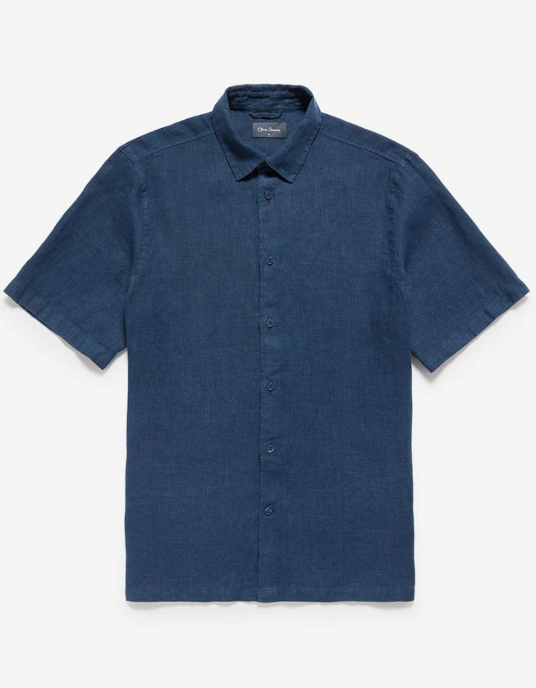 Somerton Mens Short Sleeve Linen Shirt