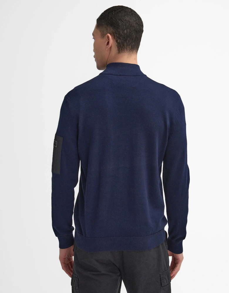 Blades Mens Cotton Half Zip Jumper
