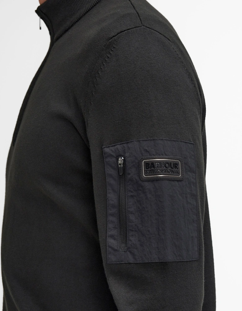 Blades Mens Cotton Half Zip Jumper