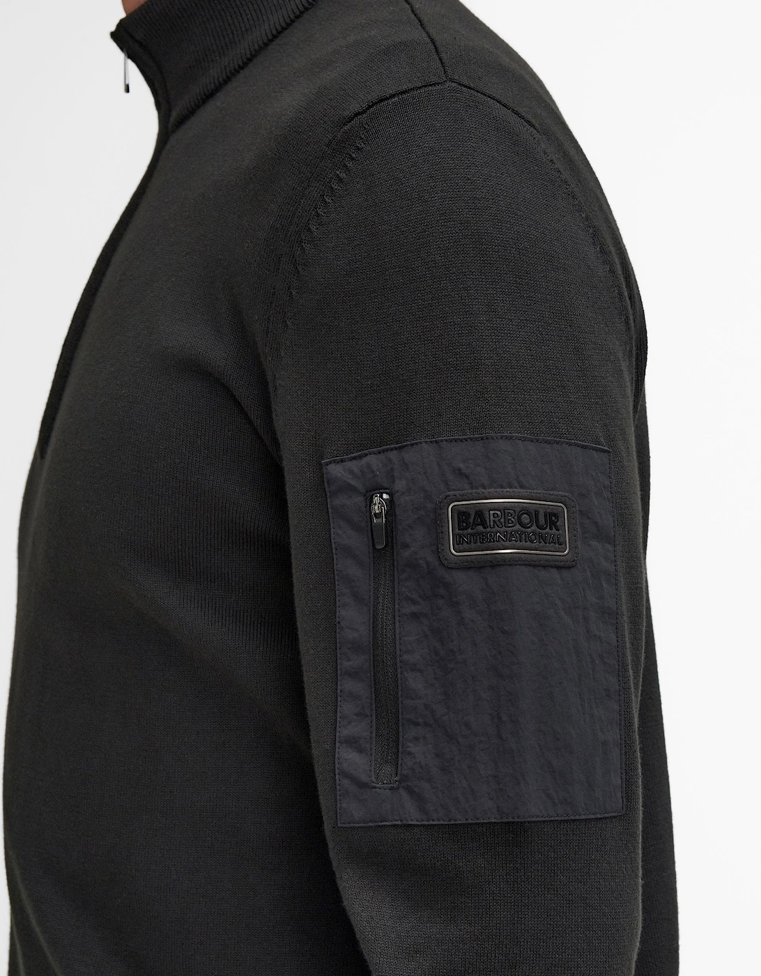 Blades Mens Cotton Half Zip Jumper