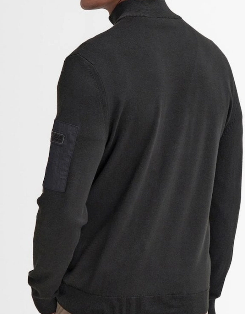Blades Mens Cotton Half Zip Jumper