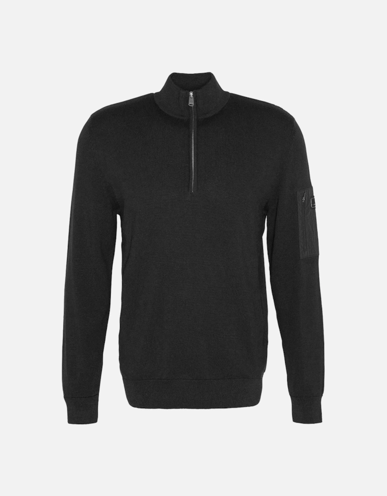 Blades Mens Cotton Half Zip Jumper
