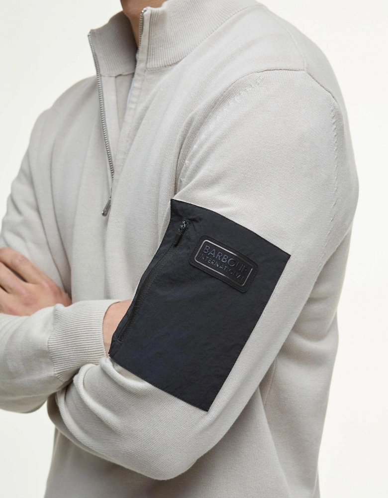 Blades Mens Cotton Half Zip Jumper