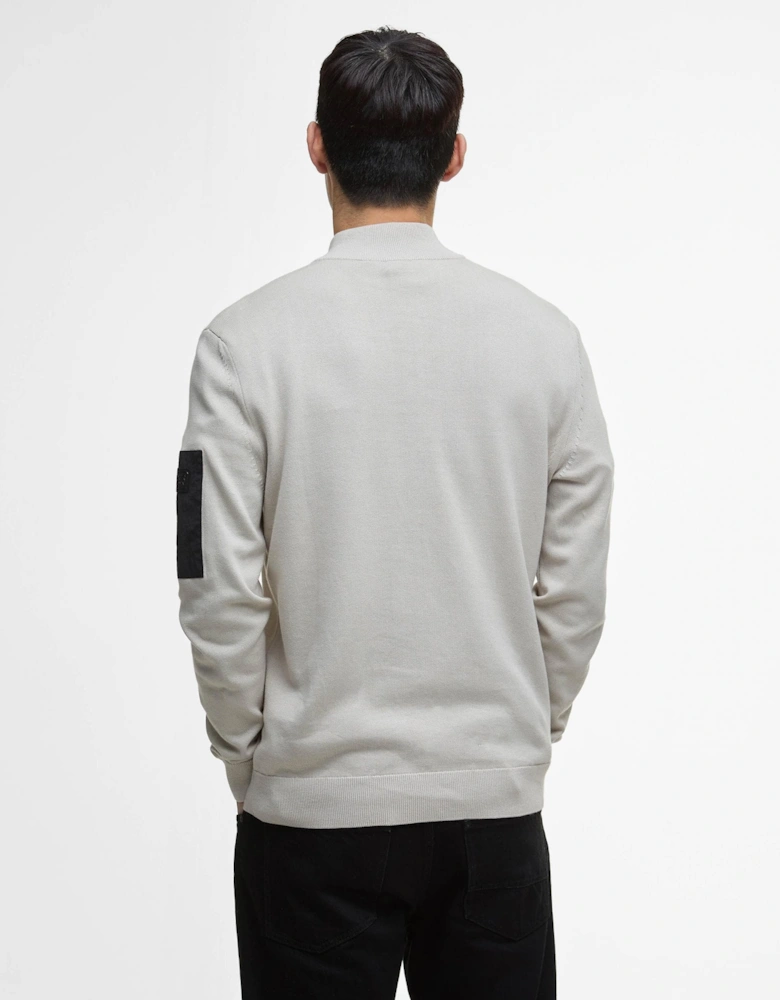 Blades Mens Cotton Half Zip Jumper