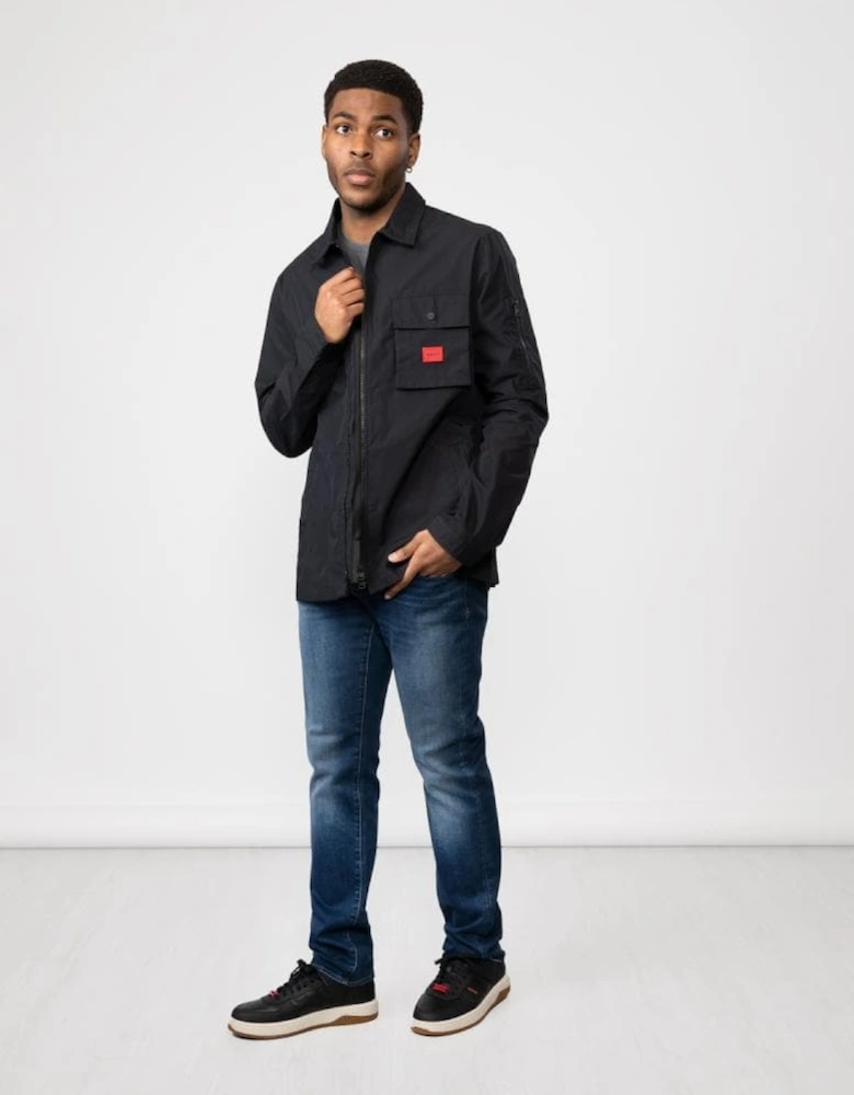 HUGO Emmond Mens Zip Overshirt