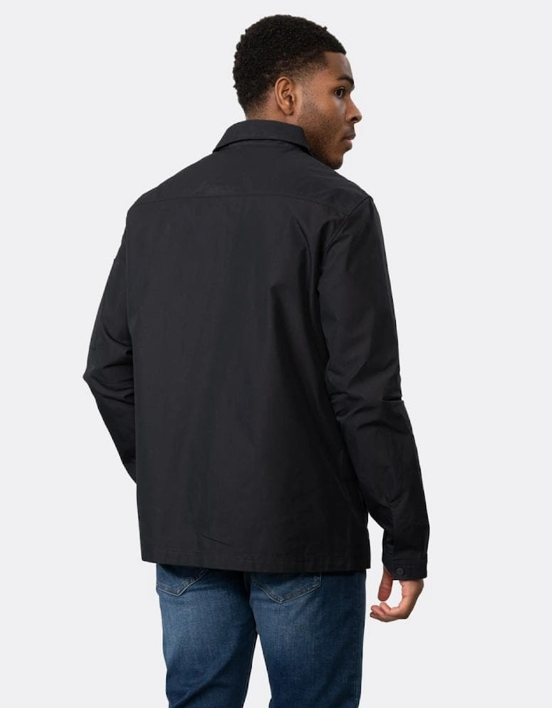 HUGO Emmond Mens Zip Overshirt