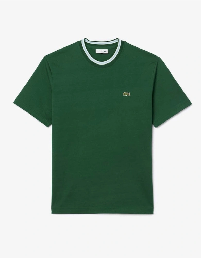 Contrast Collar Mens T - Shirt