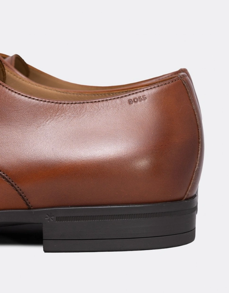 BOSS Orange Kensington Mens Leather Derby Shoes With Rubber Sole
