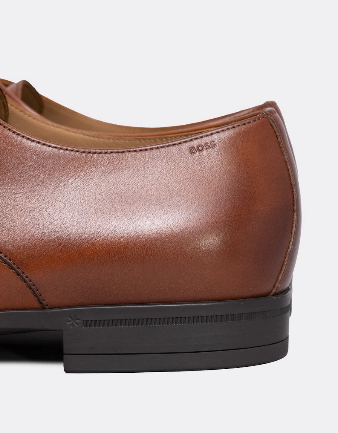 BOSS Orange Kensington Mens Leather Derby Shoes With Rubber Sole
