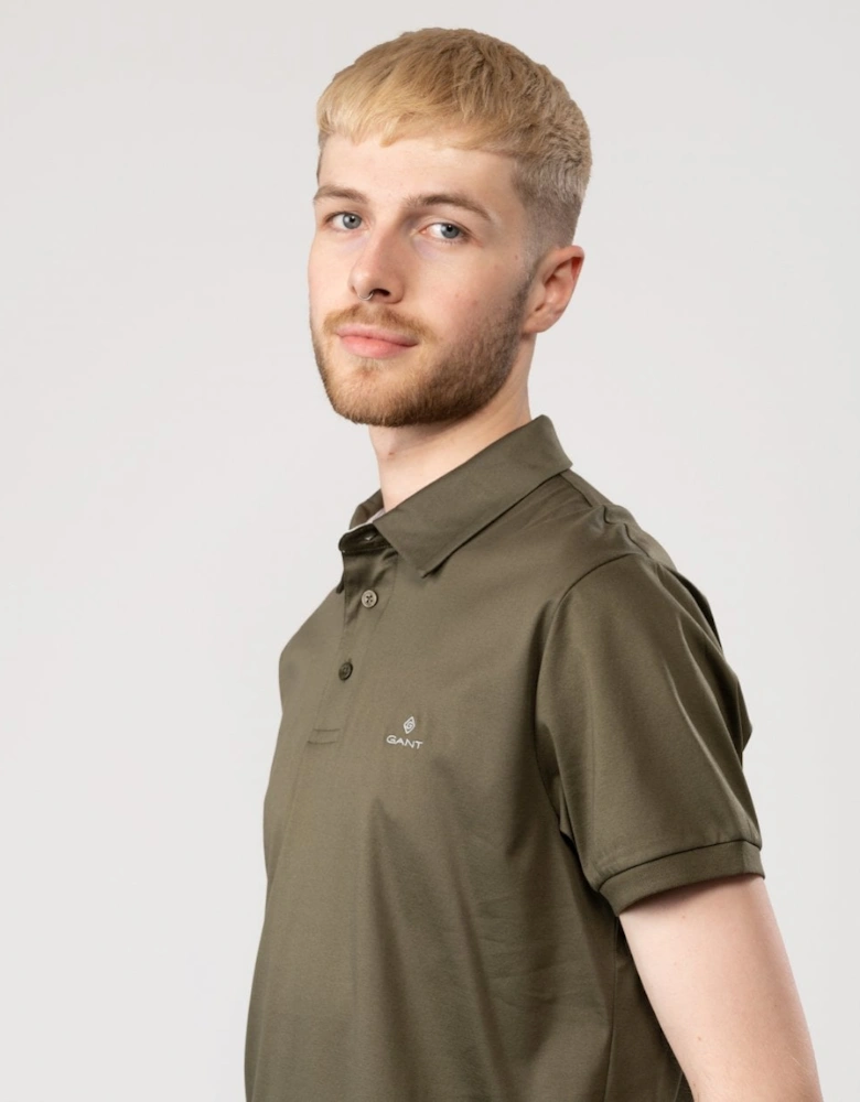 Mens Mercerized Jersey Short Sleeve Rugger