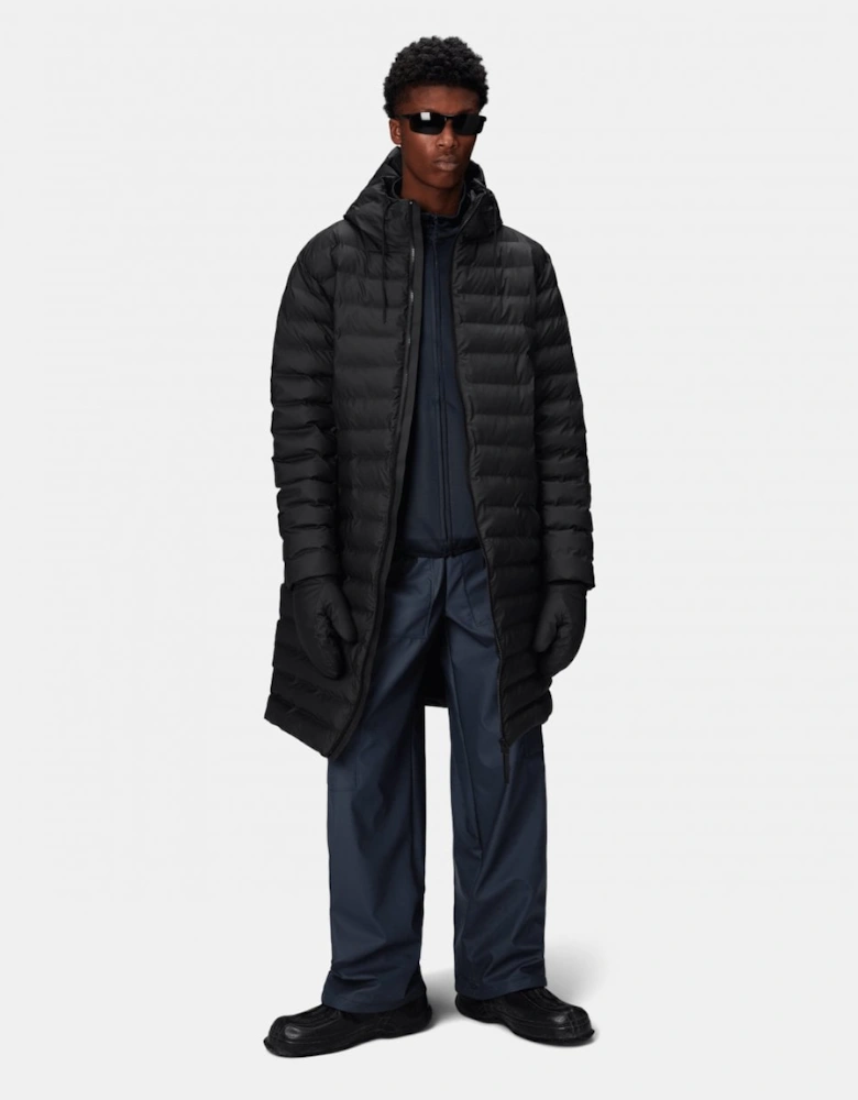 Lohja Longer Puffer Jacket - 01 Black