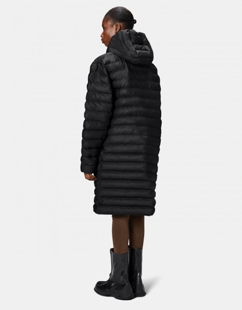 Lohja Longer Puffer Jacket - 01 Black