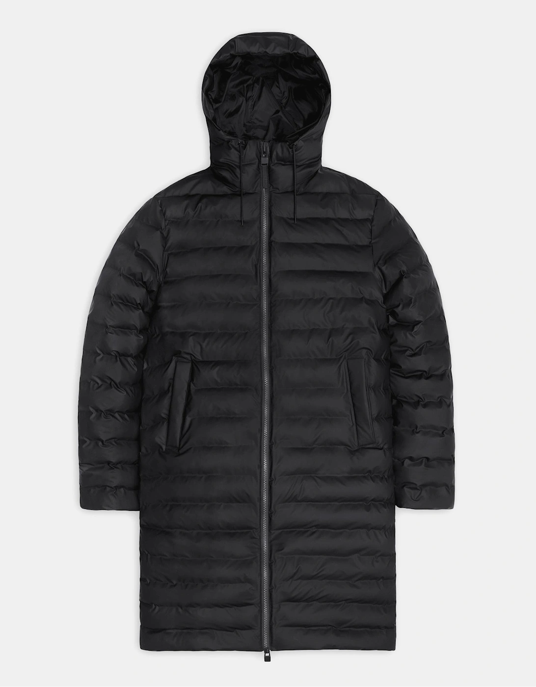 Lohja Longer Puffer Jacket - 01 Black