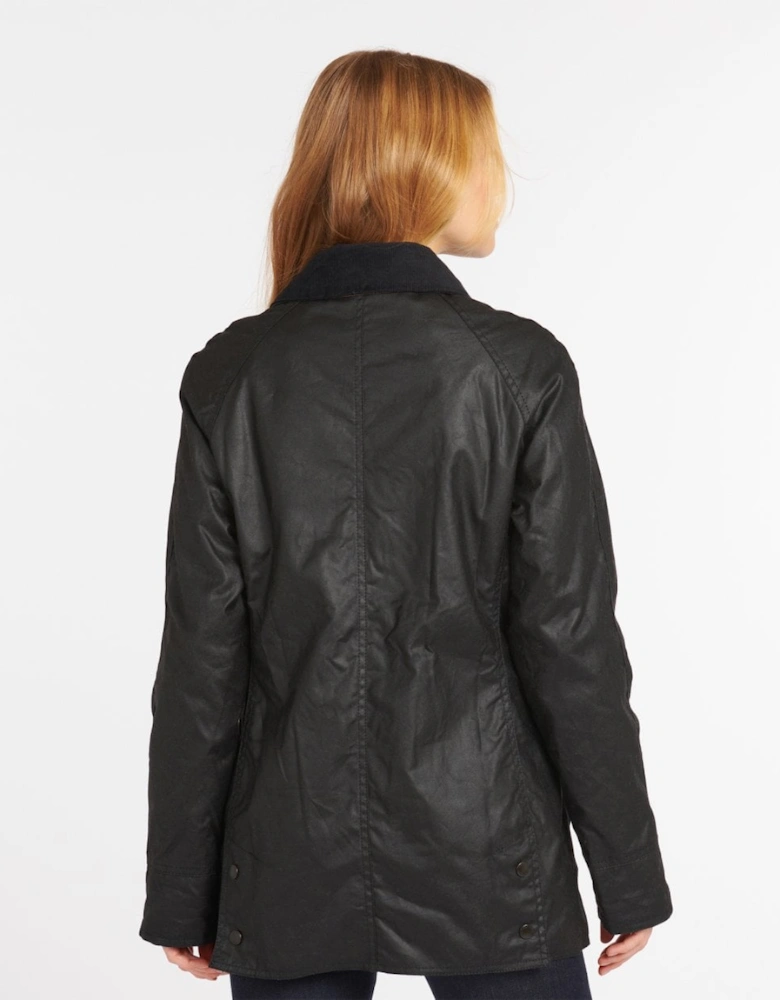 Beadnell Womens Wax Jacket - Black