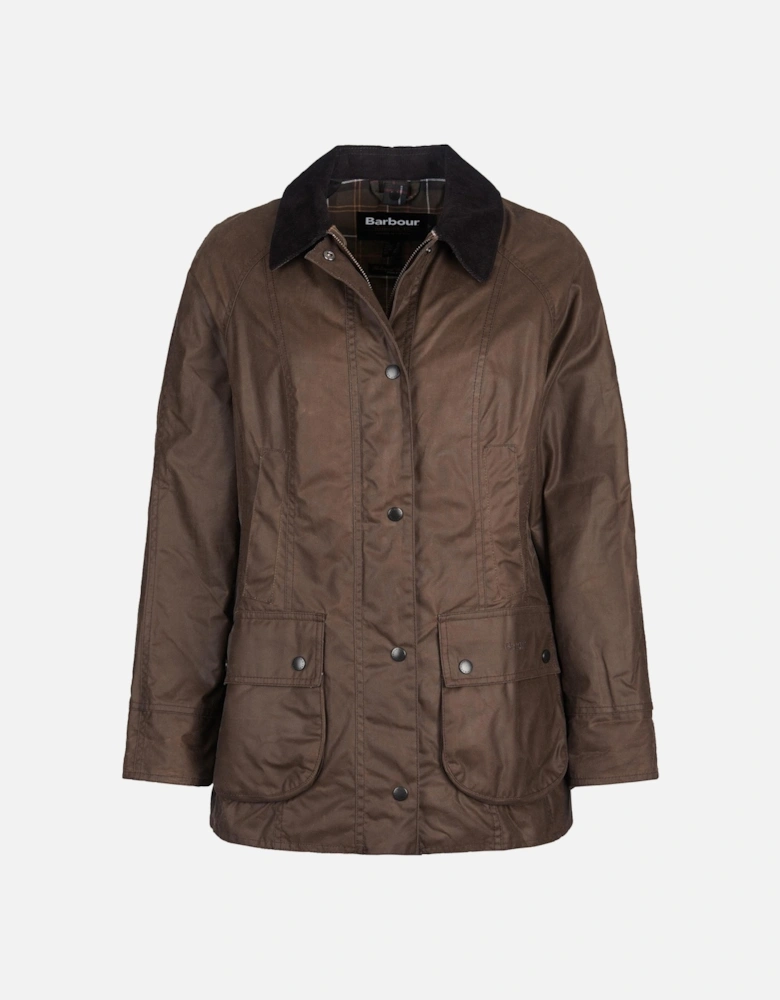 Beadnell Womens Wax Jacket - Bark