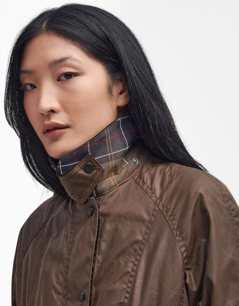 Beadnell Womens Wax Jacket - Bark