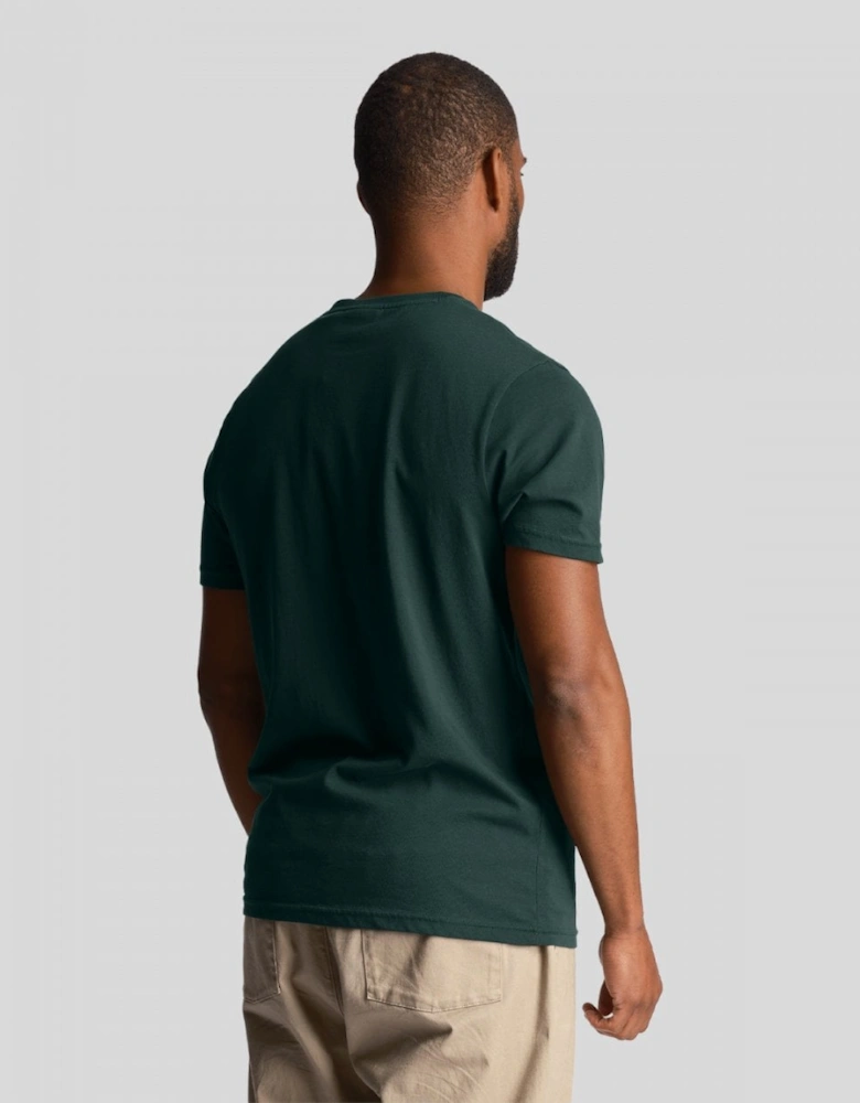 Lyle & Scott Plain Mens T-Shirt TS400VOG - W486 Dark Green