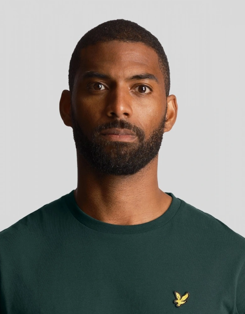 Lyle & Scott Plain Mens T-Shirt TS400VOG - W486 Dark Green
