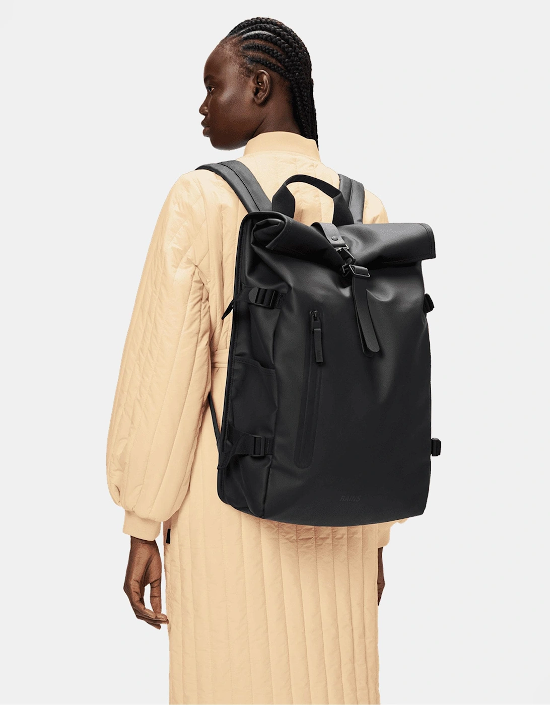 Rolltop Rucksack Large - 01 Black