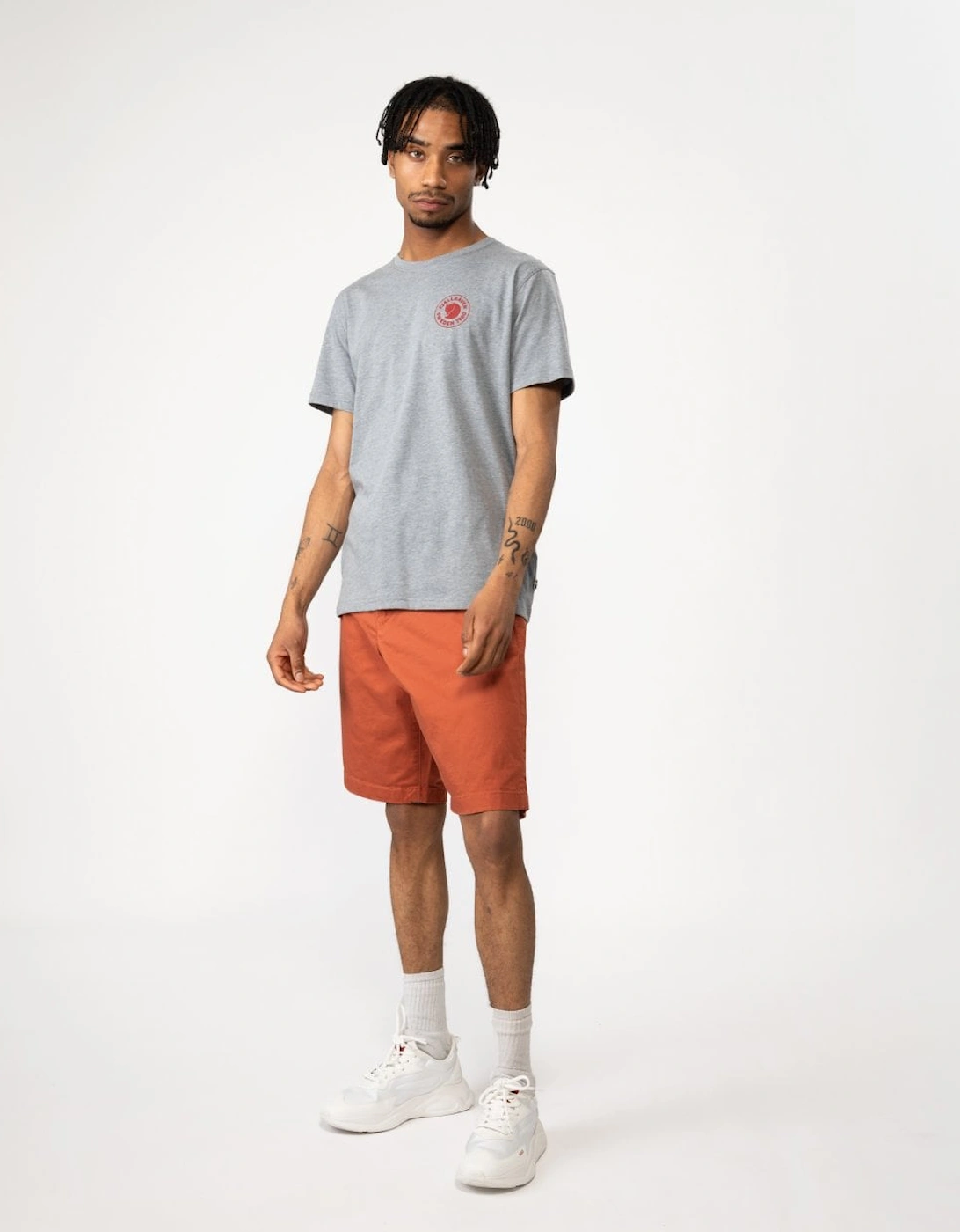 Fjallraven - Men's - 1960 Logo T-Shirt - M - Grey - Image 3