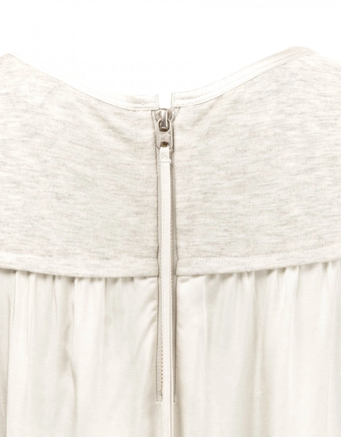 S/S Zip Closure Womens Top