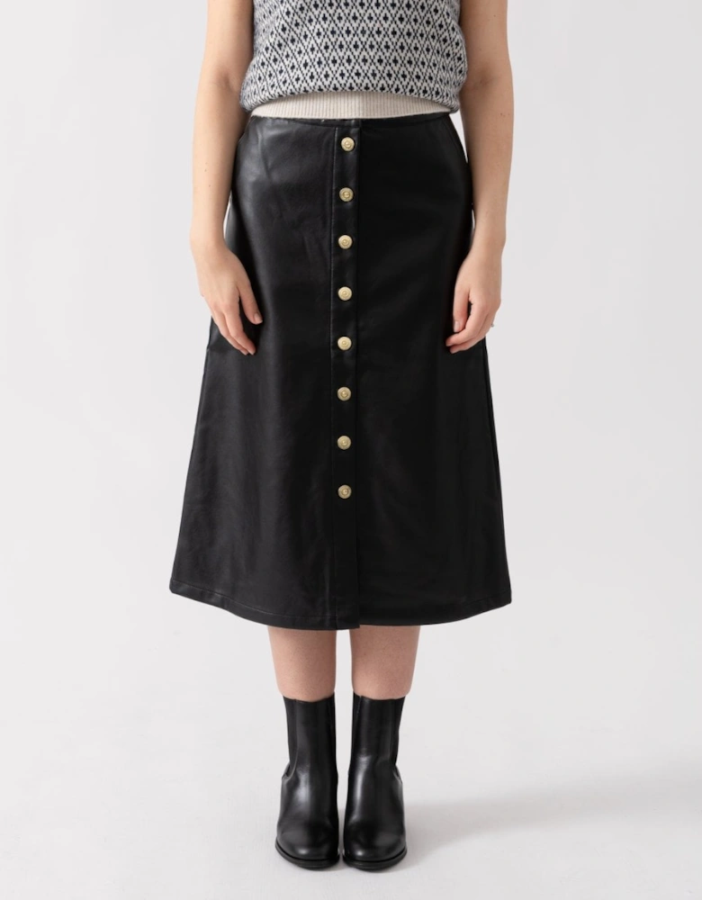 Aria Womens Midi Skirt