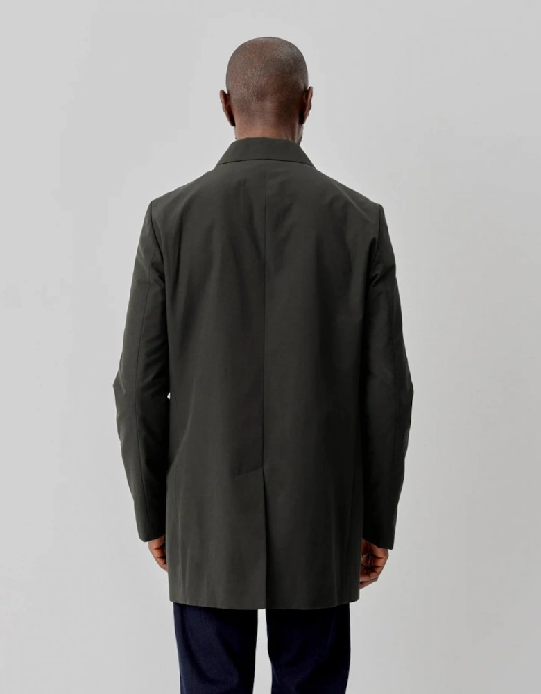 Huntingfield Mens Showerproof Cotton Mac - Khaki