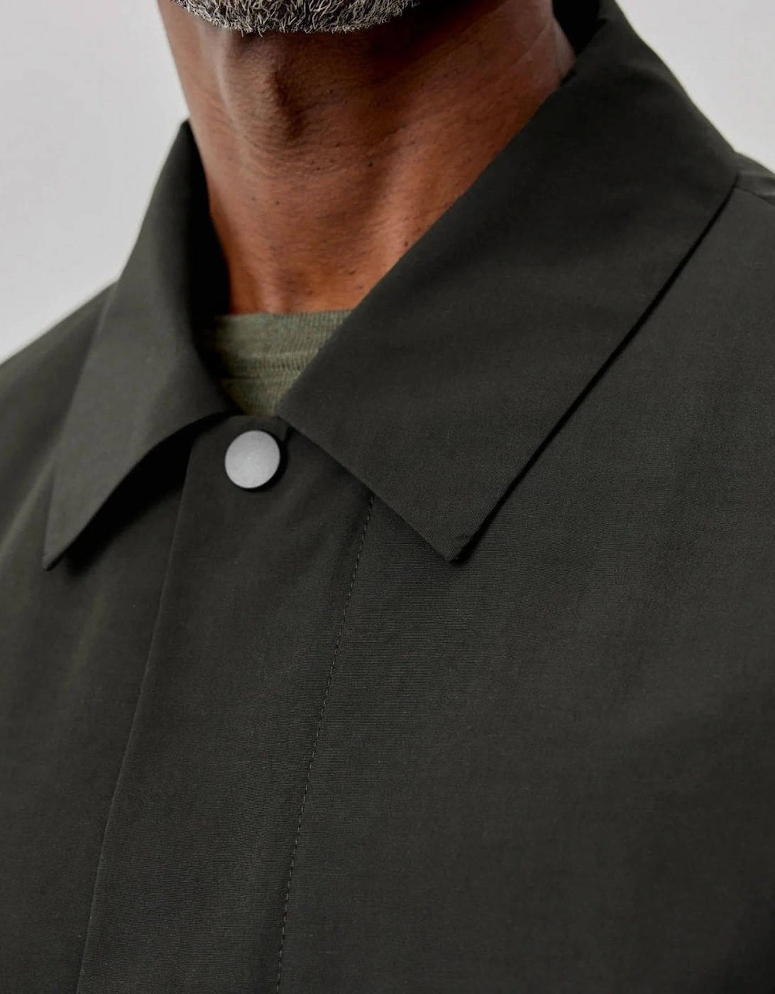 Huntingfield Mens Showerproof Cotton Mac - Khaki