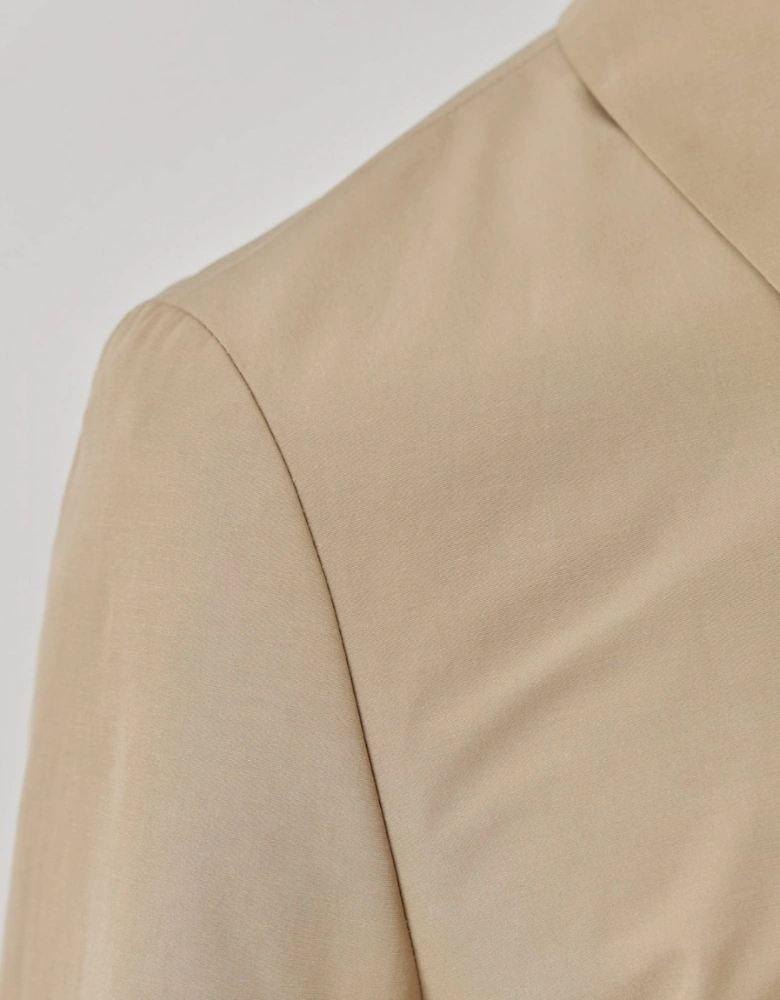 Huntingfield Mens Showerproof Cotton Mac - Stone
