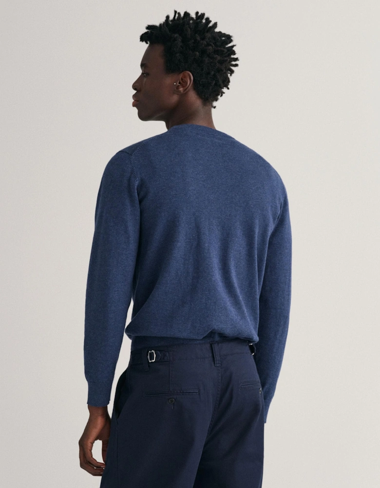 Mens Classic Cotton Crew Neck Jumper
