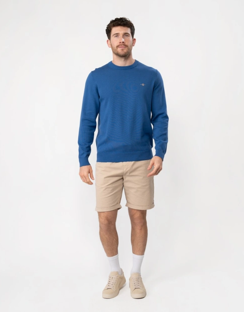 Mens Classic Cotton Crew Neck Jumper