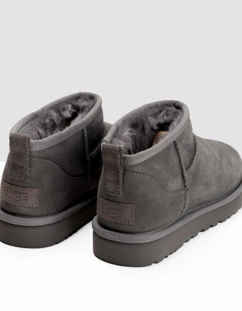 Classic Ultra Mini Womens Boot - Grey