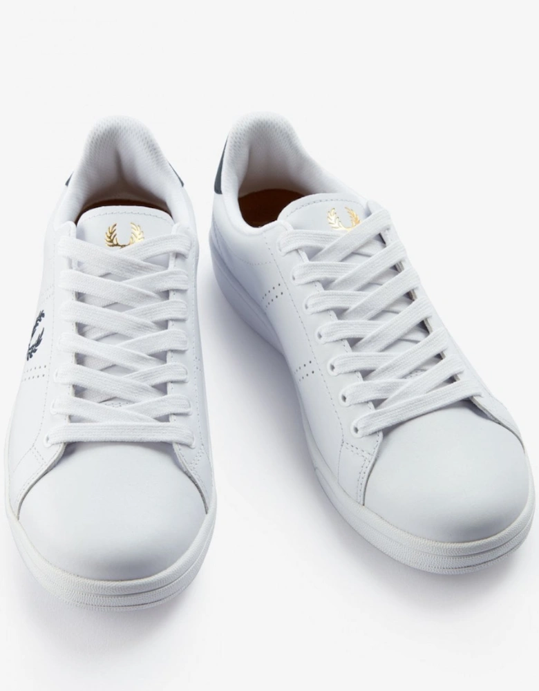 B721 Mens Leather Trainers NOS