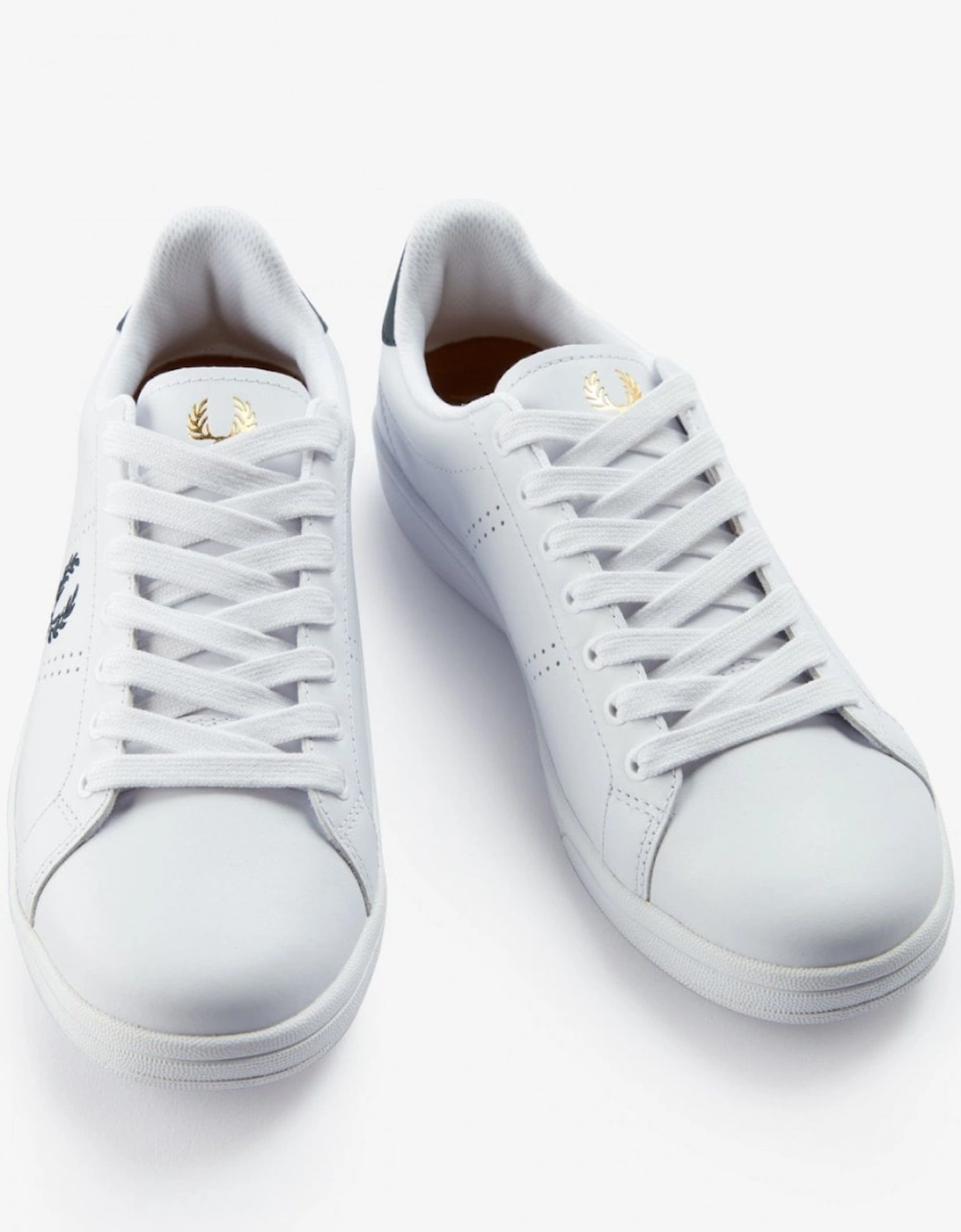 B721 Mens Leather Trainers NOS