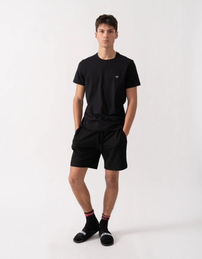 2 Pack Mens Eagle Logo Loungewear T-Shirt
