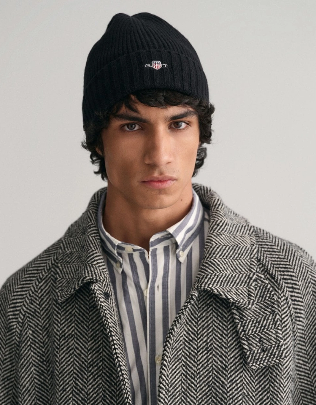 Unisex Shield Wool Beanie