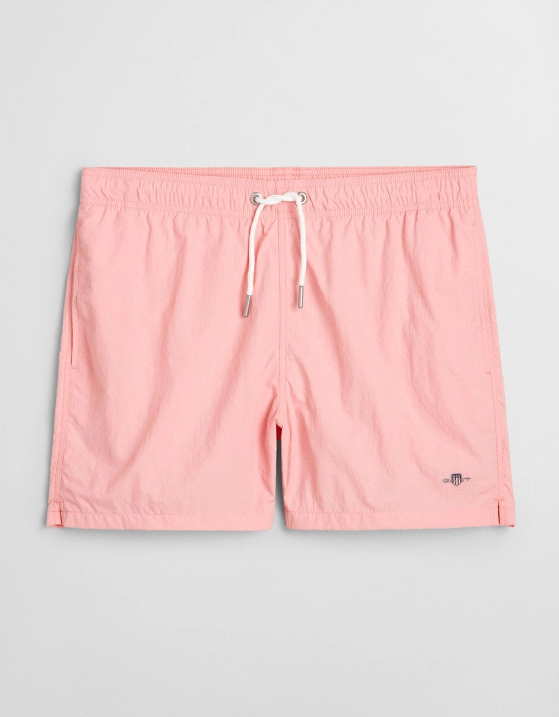 Mens Swim Shorts with Embroidered Shield Logo