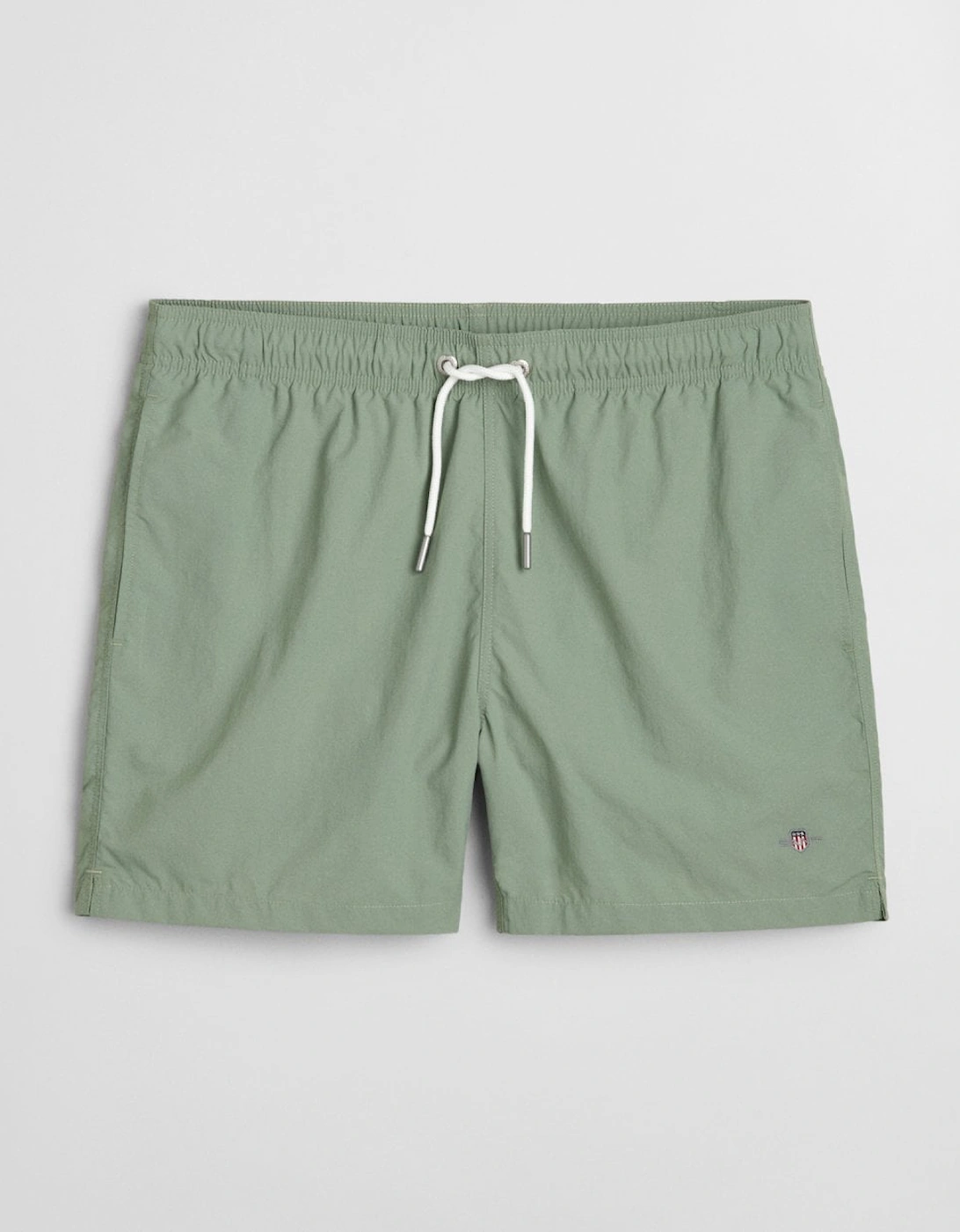 Mens Swim Shorts with Embroidered Shield Logo