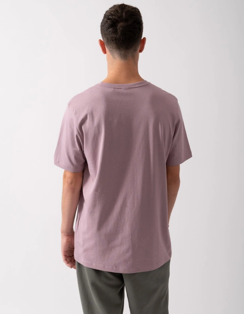 BOSS Orange Tales Mens Cotton-Jersey T-shirt With Logo Patch